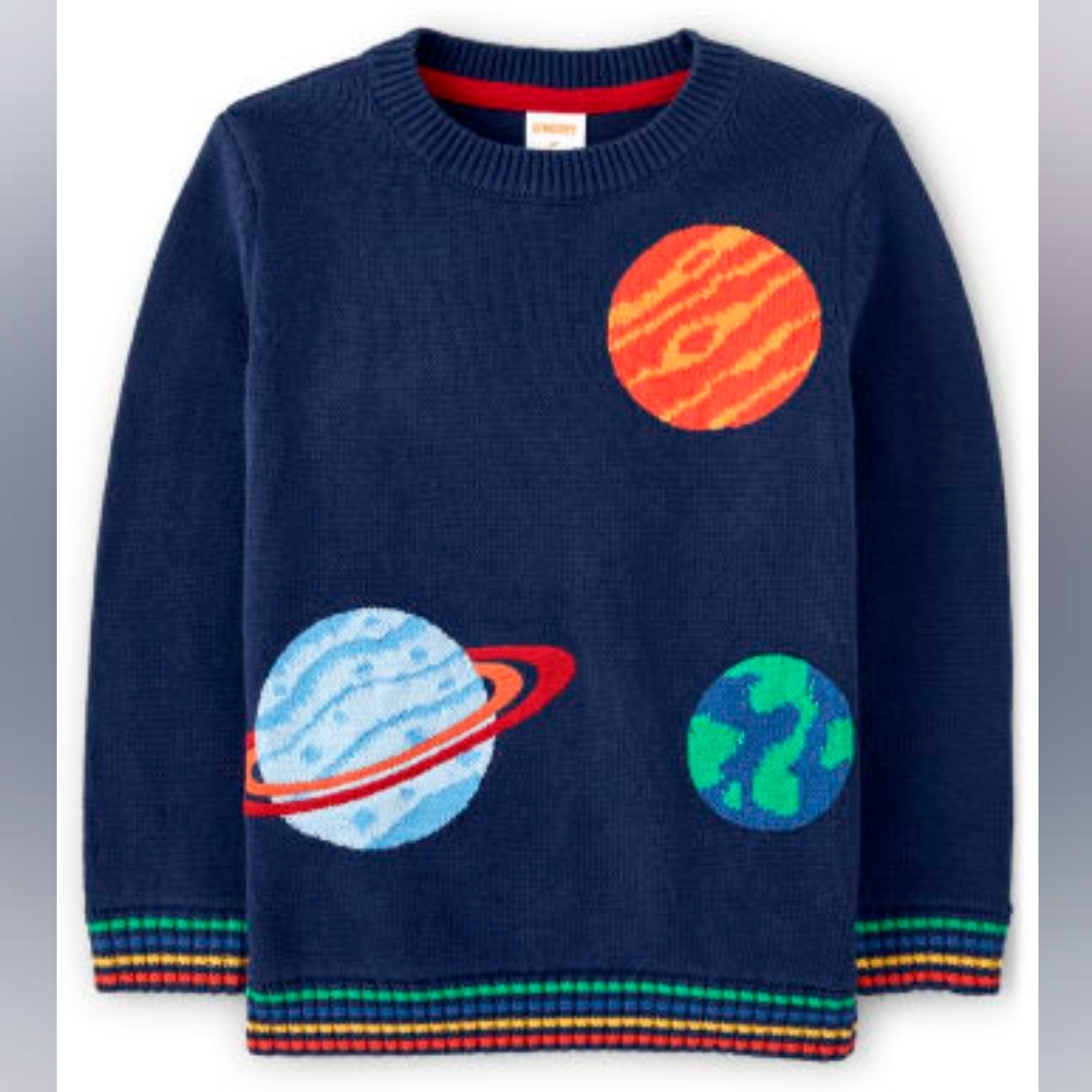 Gymboree Planets Sweater Size 6